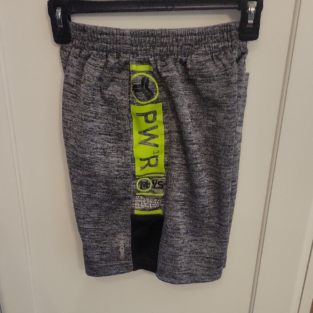Reebok Gray, Black & Like Grees  Athletic Shorts with Elastic Waistband. Boys Sm